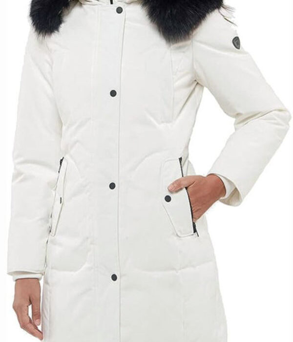 Madison Women’s Warm Winter Parka with Fox Fur Trimmed Hood