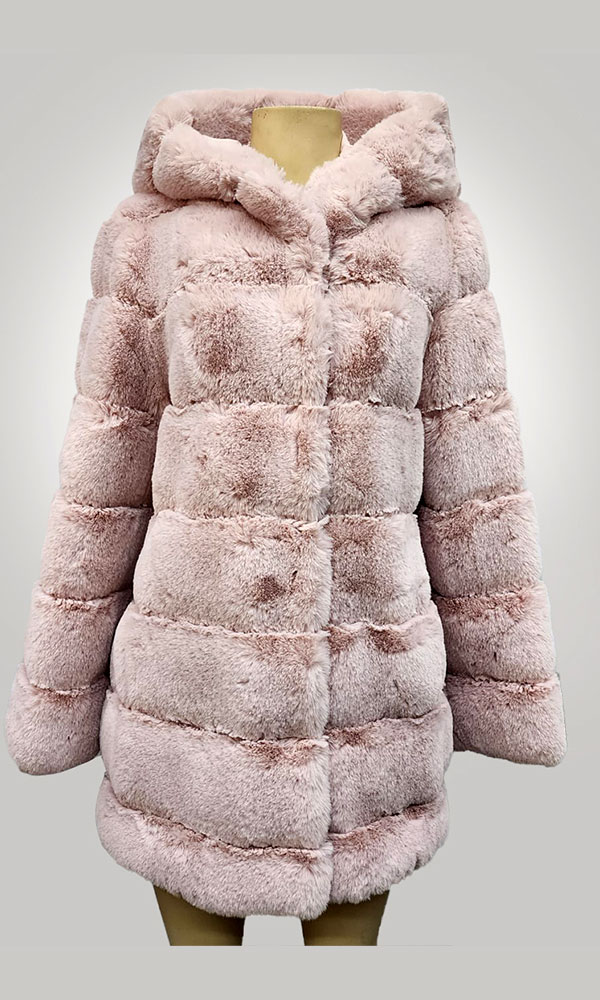 BCBGMAXAZRIA Faux Fur Black - Image 3