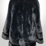 BCBGMAXAZRIA Faux Fur Black Hooded Coat