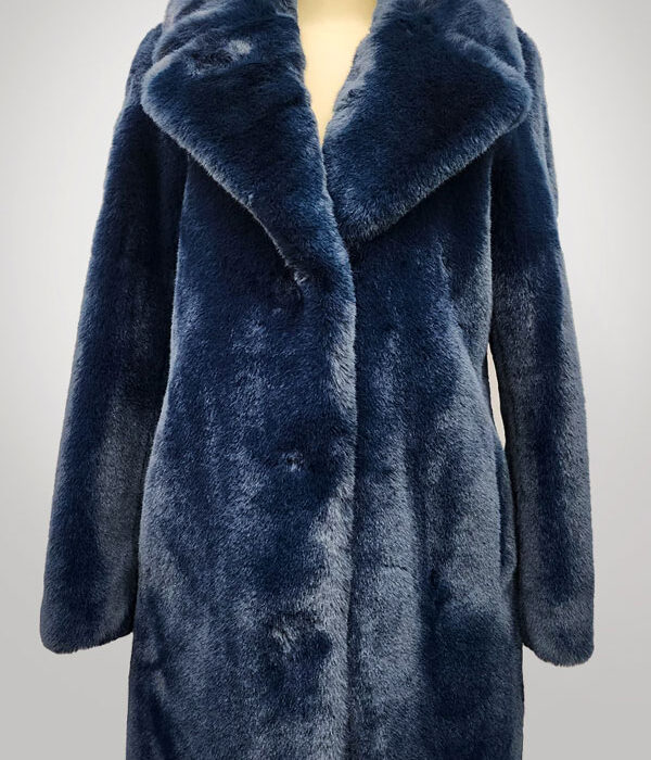 BCBGMAXAZRIA Faux Fur Coat Luxurious