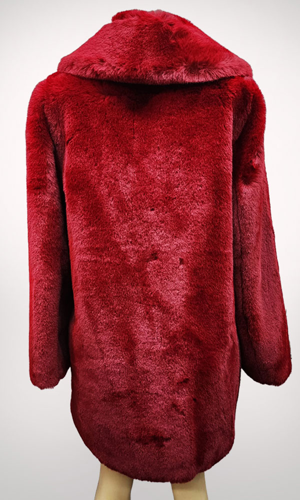 BCBGMAXAZRIA Faux Fur Coat Luxurious - Image 4
