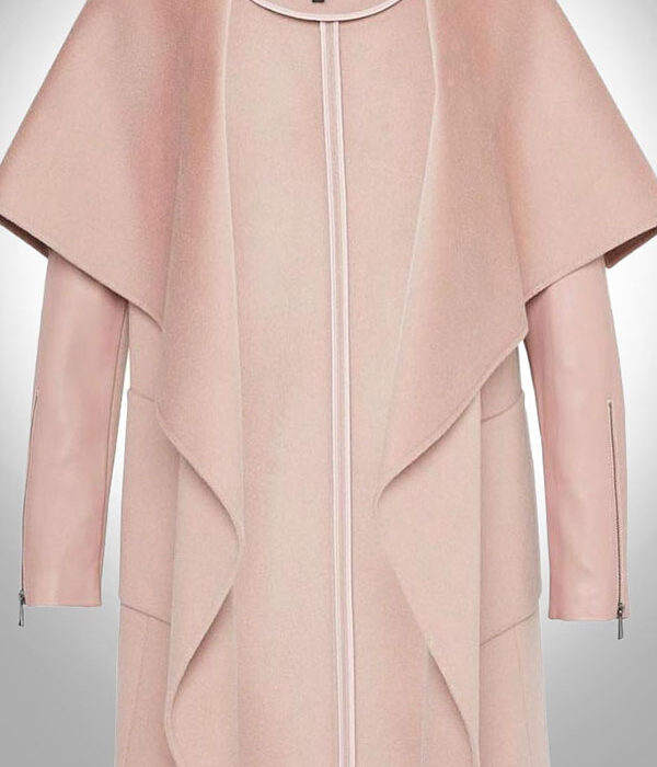 BCBGMAXAZRIA Women’s Draped Front Wool Coat