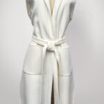 Luxe Tailored Sleeveless Trench Belted