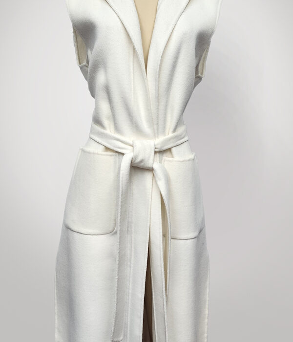 Luxe Tailored Sleeveless Trench Belted