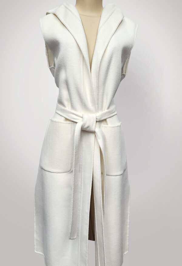 Luxe Tailored Sleeveless Trench Belted