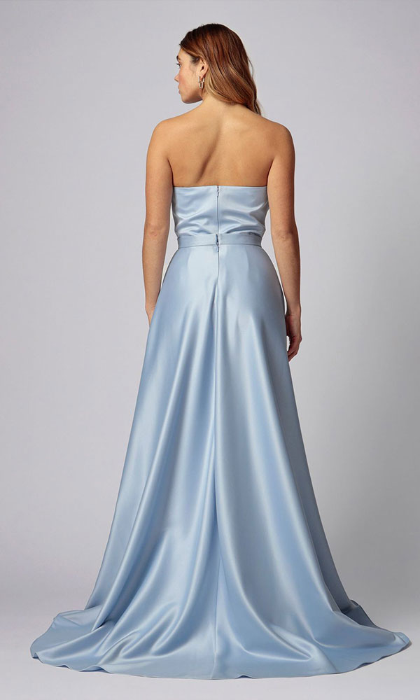 Jay Godfrey CAPRI STRAPLESS ROMPER WITH OVERSKIRT