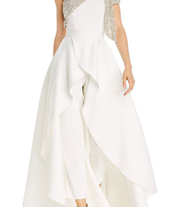 Jay Godfrey Gavin Convertible Skirted Jumpsuit