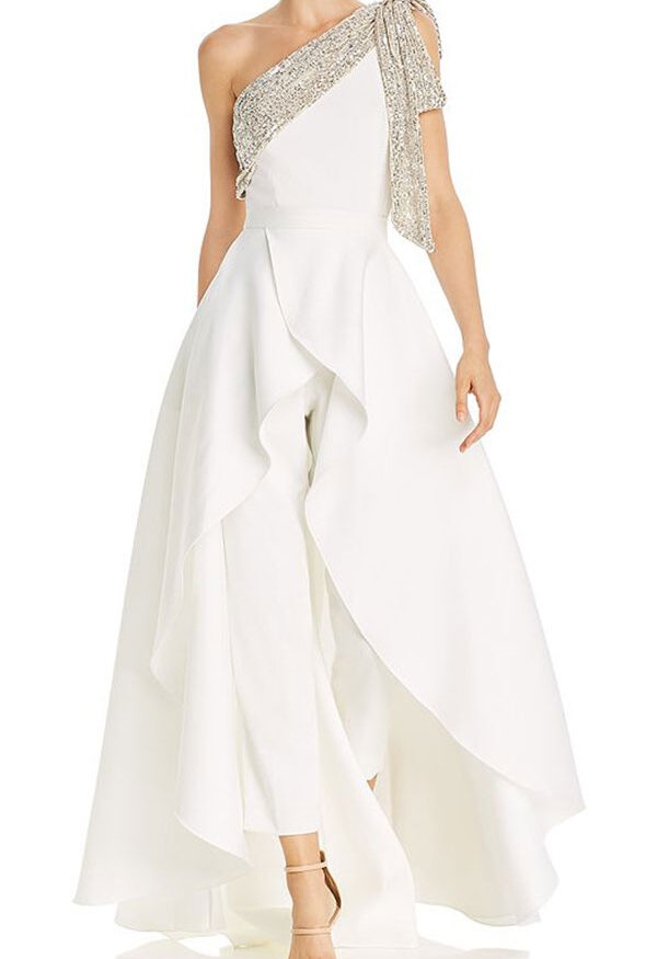 Jay Godfrey Gavin Convertible Skirted Jumpsuit