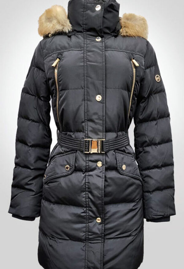 MICHAEL Kors Faux-Fur-Trim Down Puffer Coat
