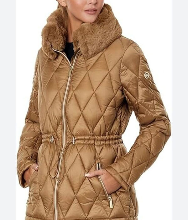 Michael Kors Diamond Quilt Puffer