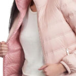 Women's Reversible Down Puffer Coat Michael Kors Two styles, one coat