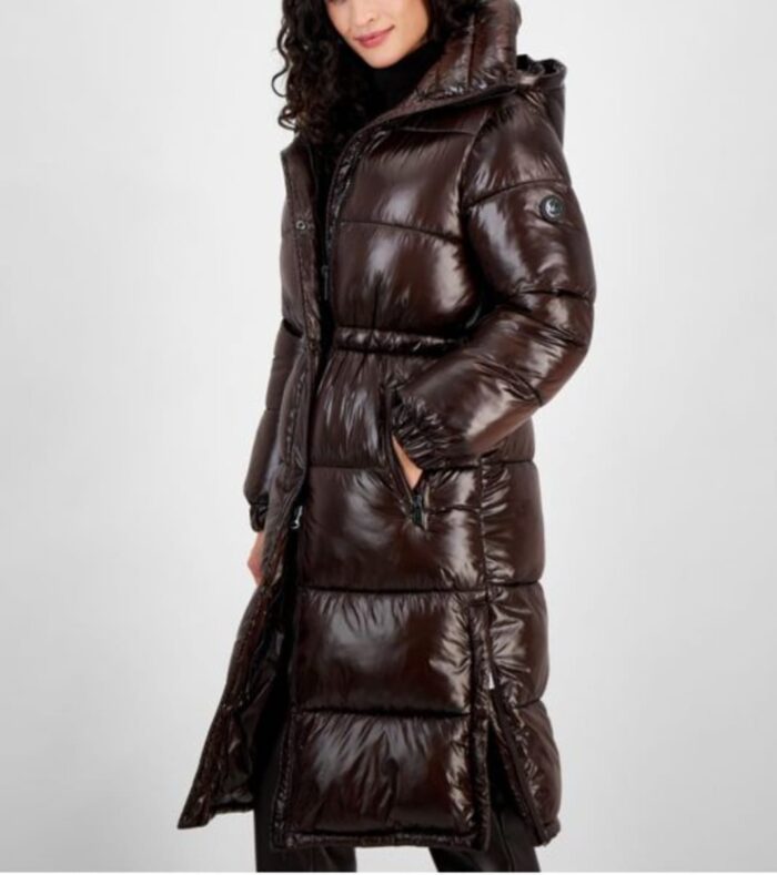 Women's Shine Hooded Anorak Puffer Coat