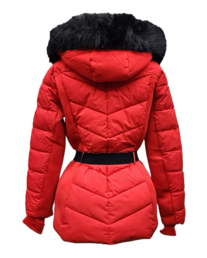 Michael Kors Belted Down Chevron Coat - Image 3