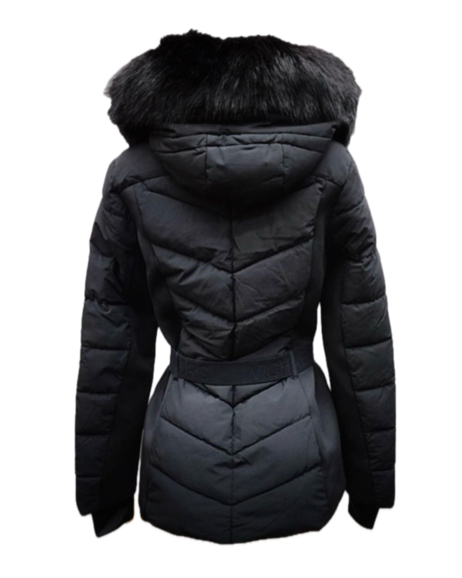 Michael Kors Belted Down Chevron Coat - Image 5